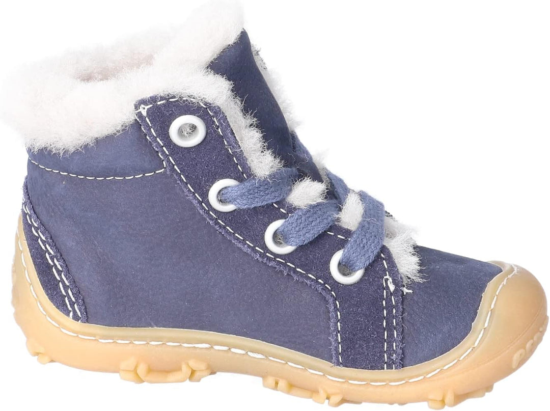 RICOSTA Mädchen und Jungen Lauflernschuhe ELIA, WMS:Weit,terracare,Barfuss-Schuh 20 EU Weit Blau 170