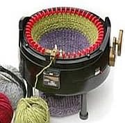 Addi Express-Kingsize 46 Nadeln Strickmaschine, Kunststoff, Schwarz/Rot/Gold, 26 x 15.5 x 25.5 cm Si