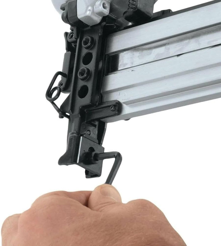 Makita Druckluft-Tacker AT1150A, Schwarz, Blau, Silber