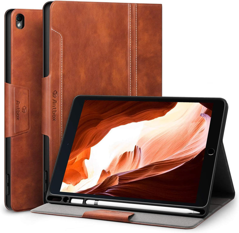 Antbox Hülle für iPad Air 3 2019 10.5 Zoll/iPad Pro 10.5 2017 mit Apple Pencil Halter Auto Schlaf/Wa