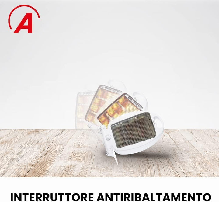ARDES | AR435C Quarzofen FLEXO MINI - Klappbarer Quarzofen - Quarzofen mit Strahlung - 2 Leistungen