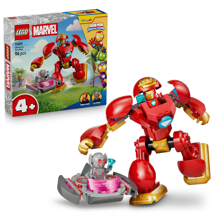 LEGO ǀ Marvel Iron Man und Seine Fantastischen Freunde Ultron vs. Iron Man - Superhelden Spielzeug m
