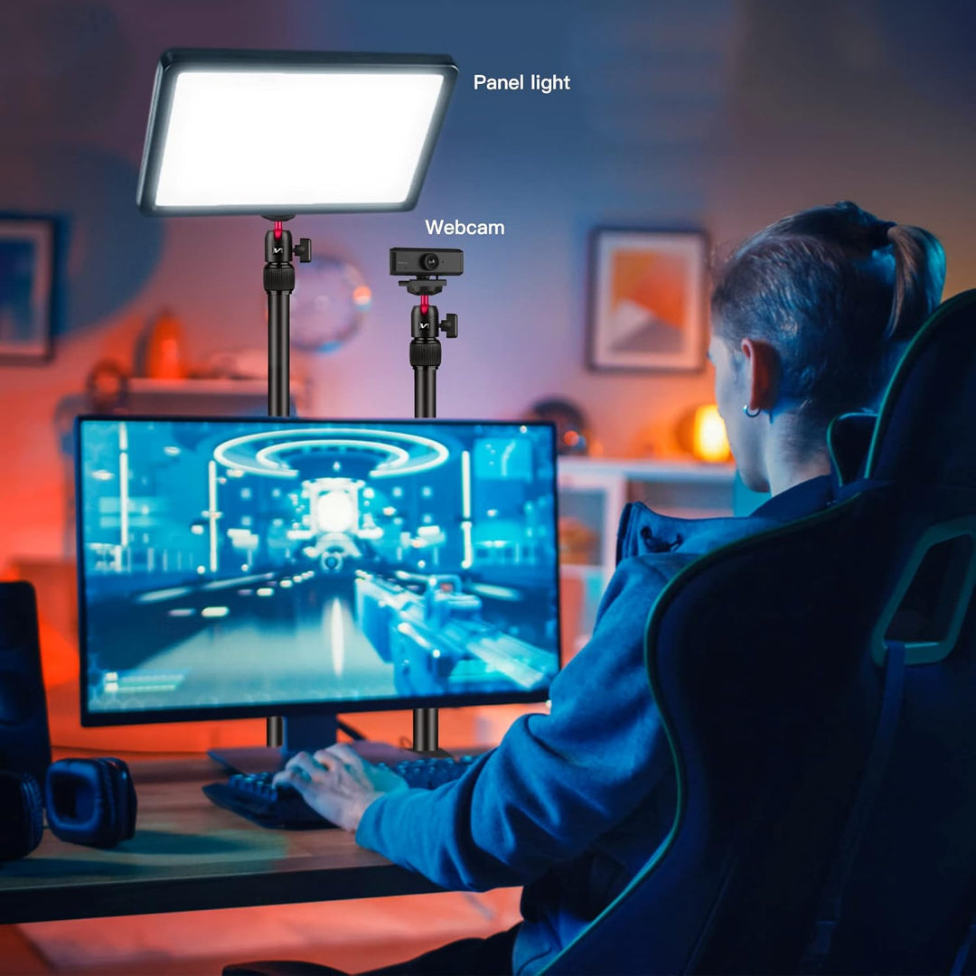 Victiv Kamera Tischstativ für DSLR Canon, 37cm-105cm Multifunktional Lichtstativ Klemmstativ Mit 1/4