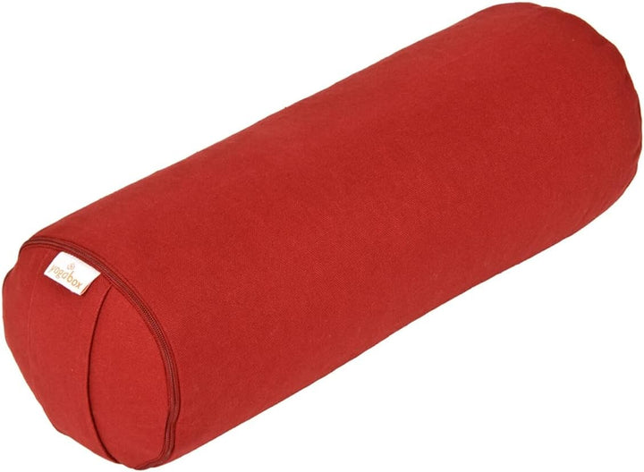 Yogabox Yoga MINI Bolster/Nackenrolle Basic bordeaux, bordeaux