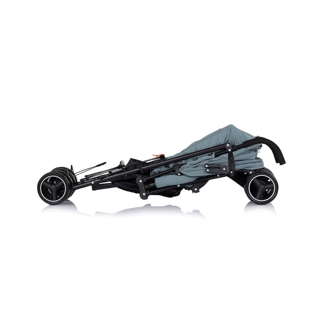 Chipolino Kinderwagen Milano Buggy bis 22 kg, Rückenlehne verstellbar, faltbar grau/grün, grau/grün