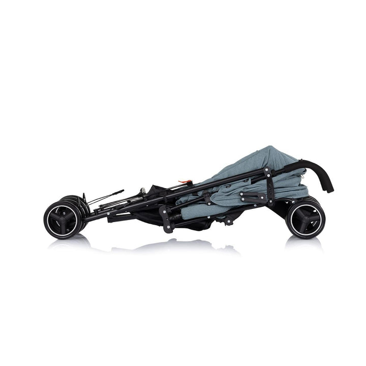 Chipolino Kinderwagen Milano Buggy bis 22 kg, Rückenlehne verstellbar, faltbar grau/grün, grau/grün