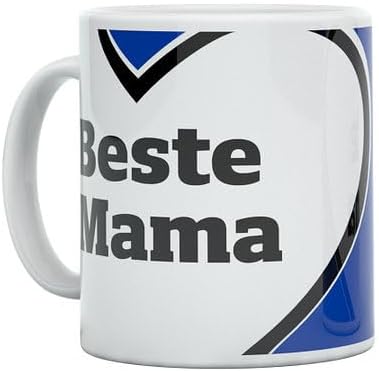 HSV Fanartikel HSV Tasse Beste Mama Herz