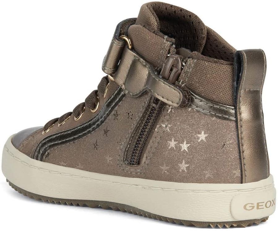Geox Mädchen J Kalispera Girl I Sneakers 24 EU Smoke Grey, 24 EU Smoke Grey