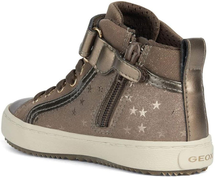 Geox Mädchen J Kalispera Girl I Sneakers 24 EU Smoke Grey, 24 EU Smoke Grey