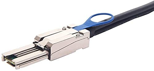 10Gtek 6G External Mini SAS Kabel SFF-8088 zu SFF-8088, 100-Ohm, 0.5-Meter(1.65-ft) SFF-8088 to SFF-