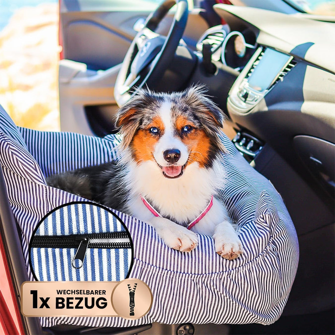 Wahre Tierliebe® Ersatzbezug mit Gurt für WahreTierliebe Autositz I Verlängere die Lebensdauer deine