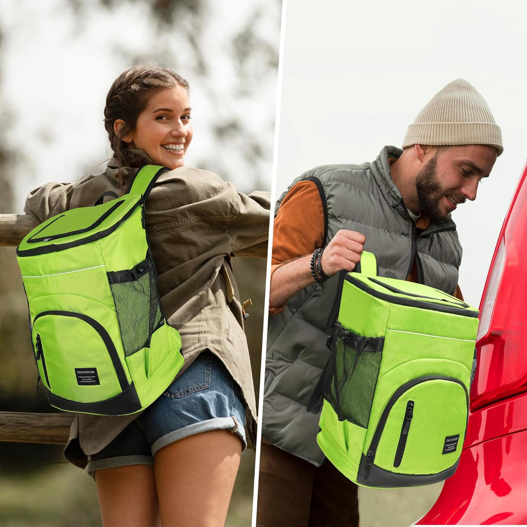 Outplea 30L Kühlrucksack Gross, Auslaufsicherer Isolierte Picknickrucksack für Männer Frauen, Thermo