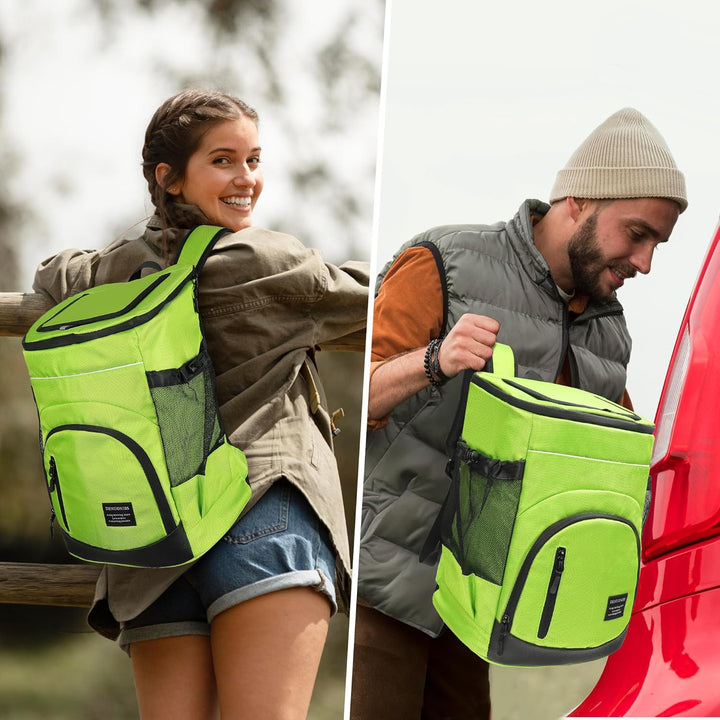 Outplea 30L Kühlrucksack Gross, Auslaufsicherer Isolierte Picknickrucksack für Männer Frauen, Thermo