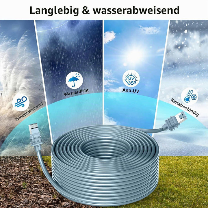 Starlink Gen 3 Kabel 50M, wasserdichte Starlink-Kabelverlängerung für Starlink Standard Actuated Gen