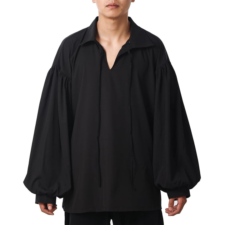 COSDREAMER Herren Piratenhemd Kolonial Shirt Renaissance Dichter Hemd Bluse