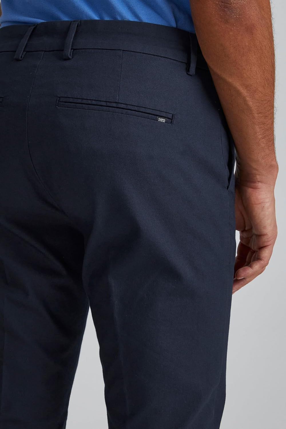 CASUAL FRIDAY CFPhilip Herren Chino Hose Stoffhose mit Stretch Slim Fit 28W / 30L Navy Blazer (19392
