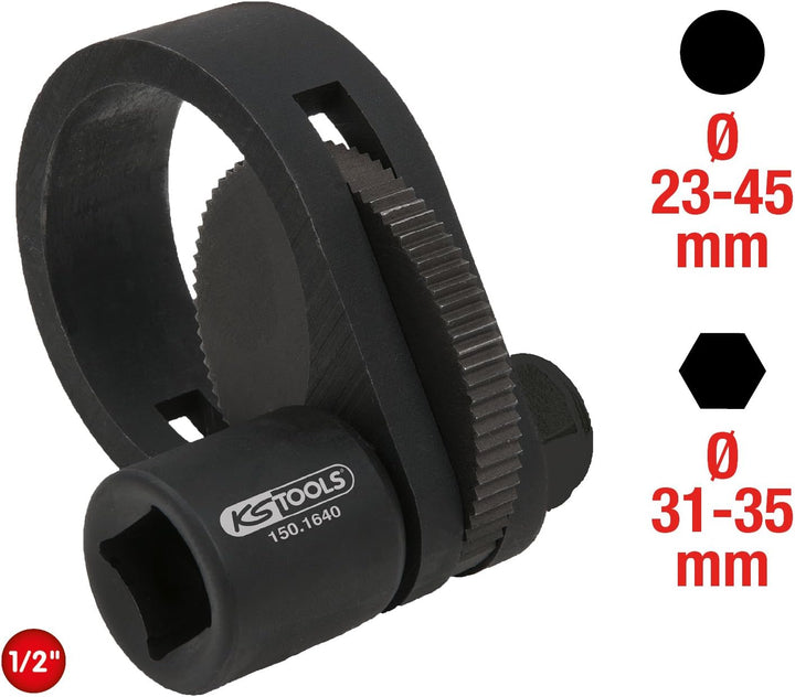 KS Tools 150.1640 Exzenter Klemm- und Drehvorrichtung, 23-45mm
