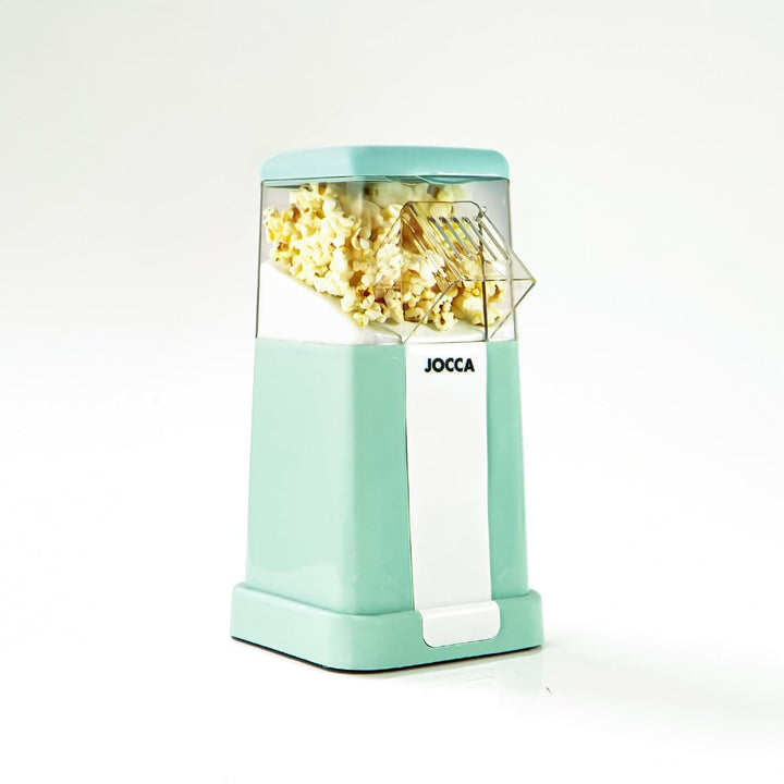Jocca Popcorn-Maker Funny Cooking Türkis | Popcorn ohne Öle | 3 Minuten fertig | kompakt und einfach