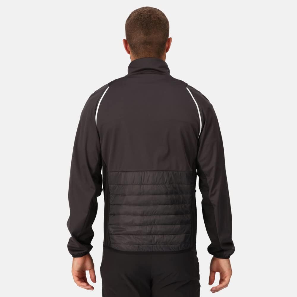 Regatta Herren 2in1 Daunenjacke/Weste Steren Hybrid XXL Ash/Black, XXL Ash/Black