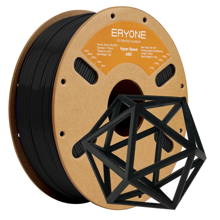 ERYONE High Speed ABS Filament 1.75mm +/- 0.03mm, High Speed Filament ABS, Rapid ABS Filament,3D pri