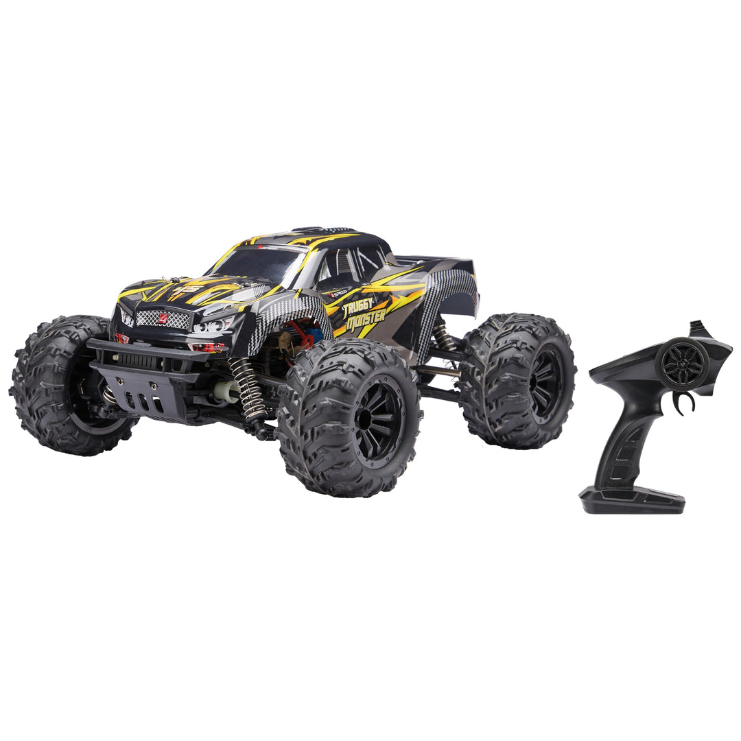 4Speed - Truggy Monster 1:16 – Ferngesteuerter Truggy bis 30 km/h – Überschlagssichere Räder – Vorde