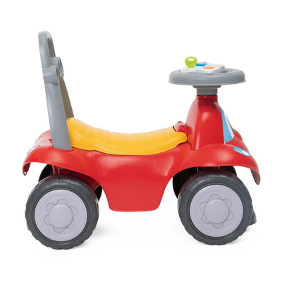 Chicco Ride-Along Billy Quattro, Mitfahrendes Kinderauto, 4in1 Spielmodi, Schaukelfunktion, erste Sc