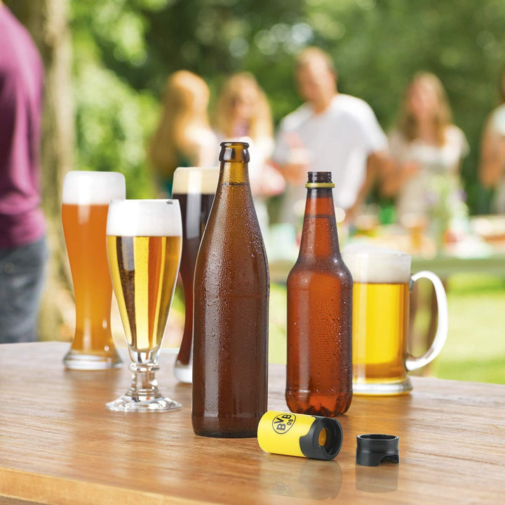 Taste Hero Flaschenaufsatz für Bier 3 Stück Fan-Edition BVB Borussia Dortmund | Macht jede Bierflasc