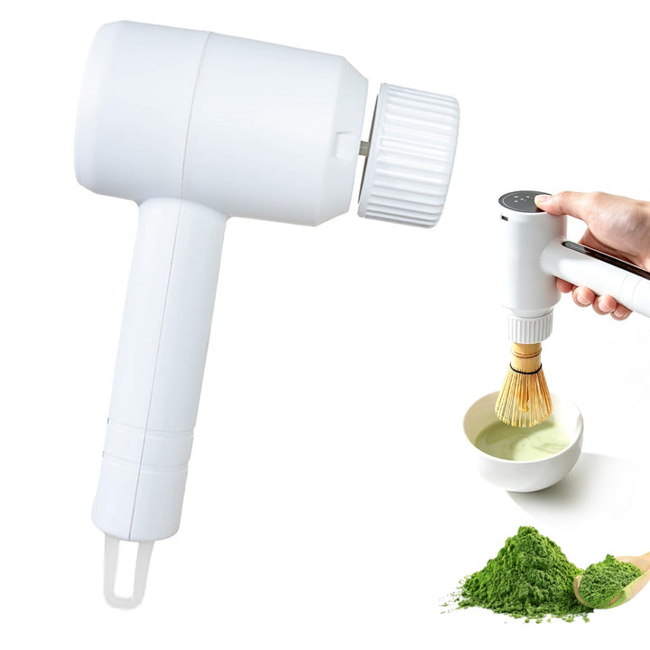 Elektrischer Matcha Schneebesen Wiederaufladbar, Matcha Quirl mit 3 Geschwindigkeiten, Tragbarer Mat