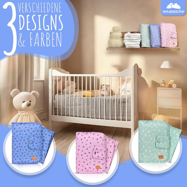 Windeltasche Blau, Blau