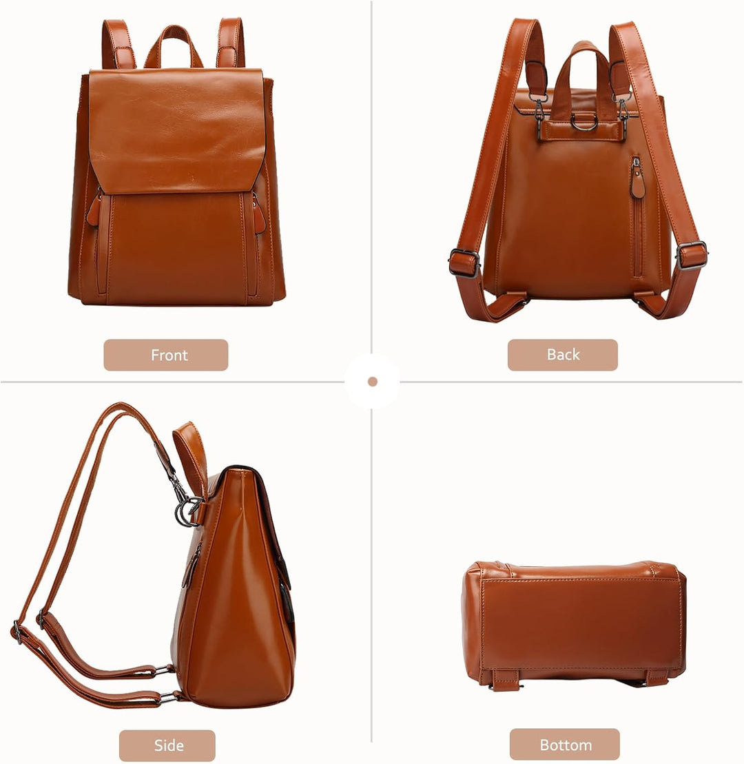 NICOLE&amp;DORIS Mode Damen Rucksack Henkeltaschen Schulrucksack Reisen Daypacks Outdoor Tasche Weich PU