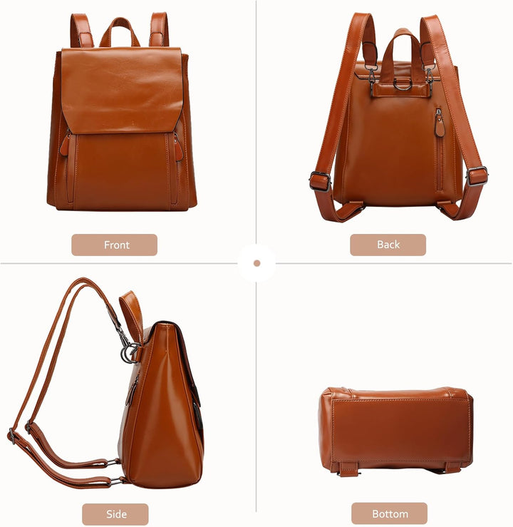NICOLE&amp;DORIS Mode Damen Rucksack Henkeltaschen Schulrucksack Reisen Daypacks Outdoor Tasche Weich PU