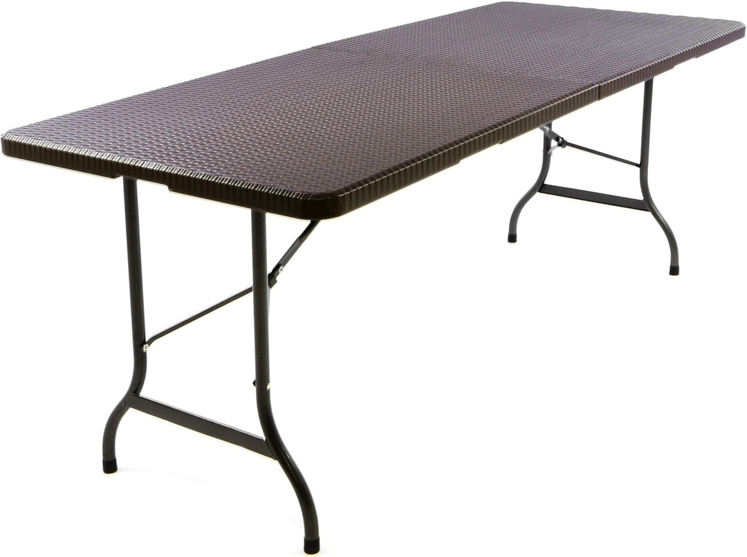 Nexos Klapptisch 183 x 76 x 74 cm Partytisch Catering Gartentisch klappbar Campingtisch bis 170 kg s