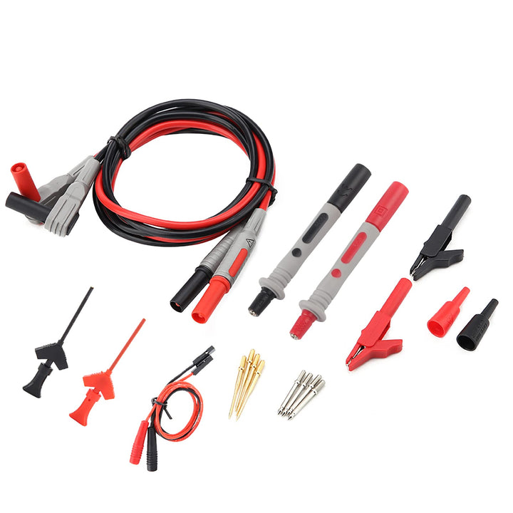 Messleitungen Multimeter Kabel Prüfkabel Set Elektronisches digitales Messleitungs-Kit für 1M mit Kr