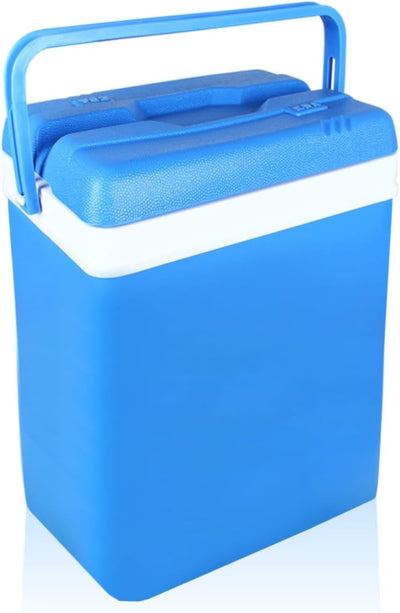 2er Set Kühlbox 15L & 35L Isolierbox Kühltasche Camping Thermobox Isoliertasche Blau