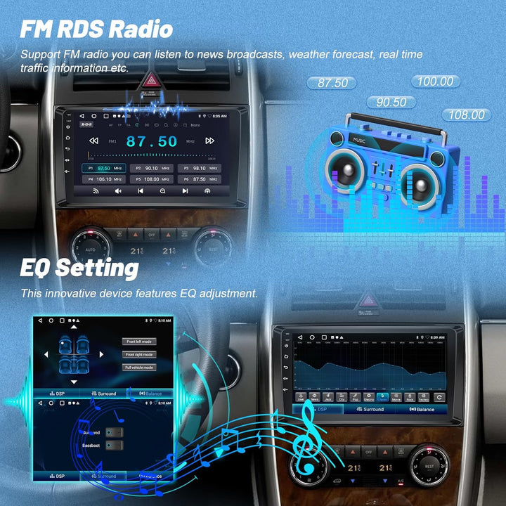 2G+64G Android Autoradio für Mercedes Benz Sprinter W906 W169 W245 W639 Vito Viano mit Wireless Carp