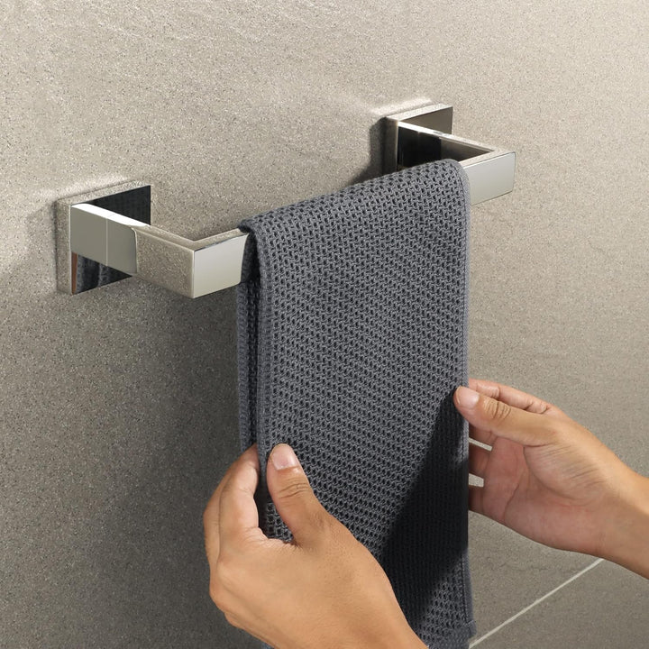 Flybath Handtuchstange Einzelschicht SUS 304 Edelstahl Stilvoller Kurze Handtuchhalter Wandmontage S