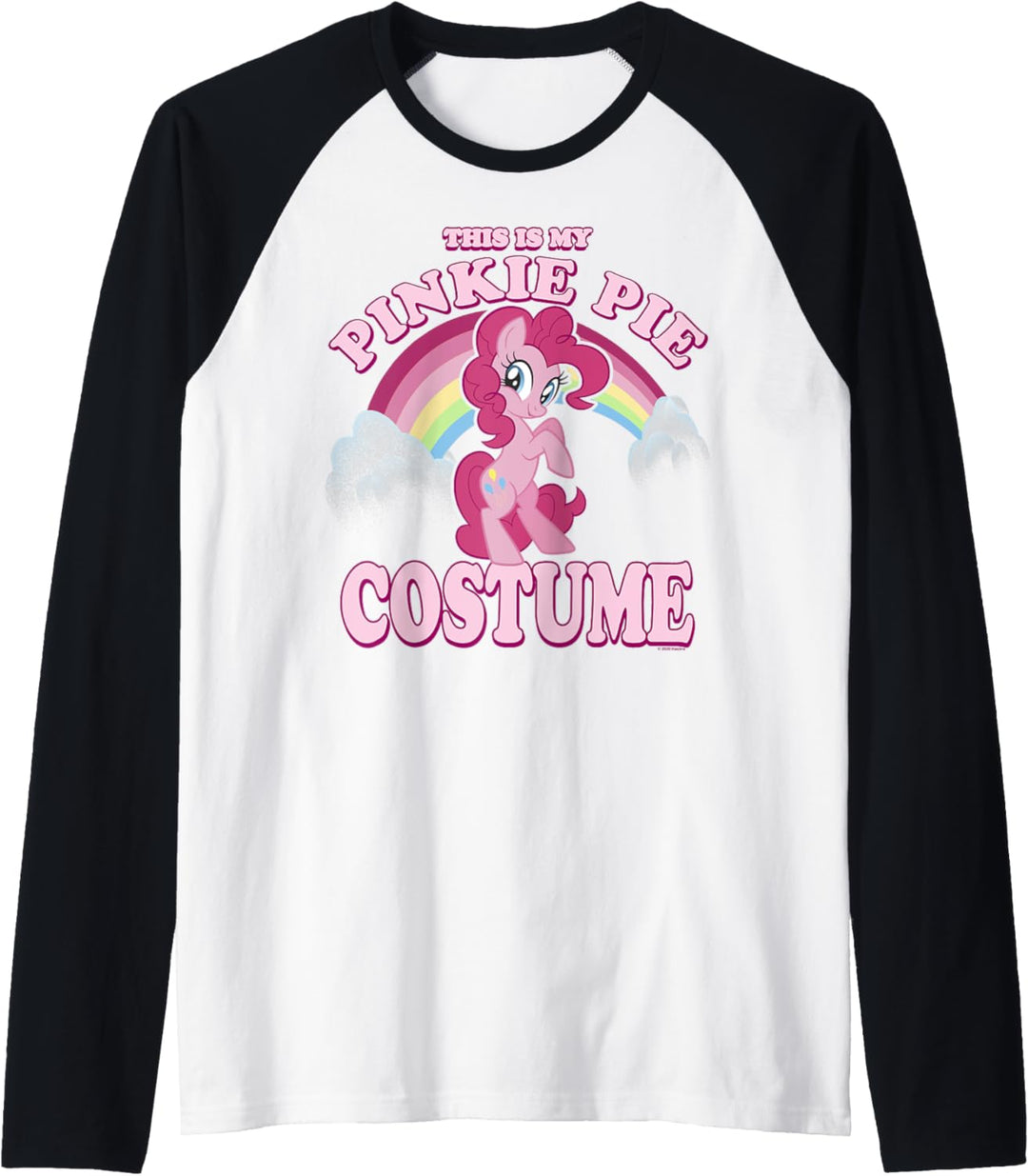 My Little Pony This Is My Pinkie Pie Halloween Costume Raglan