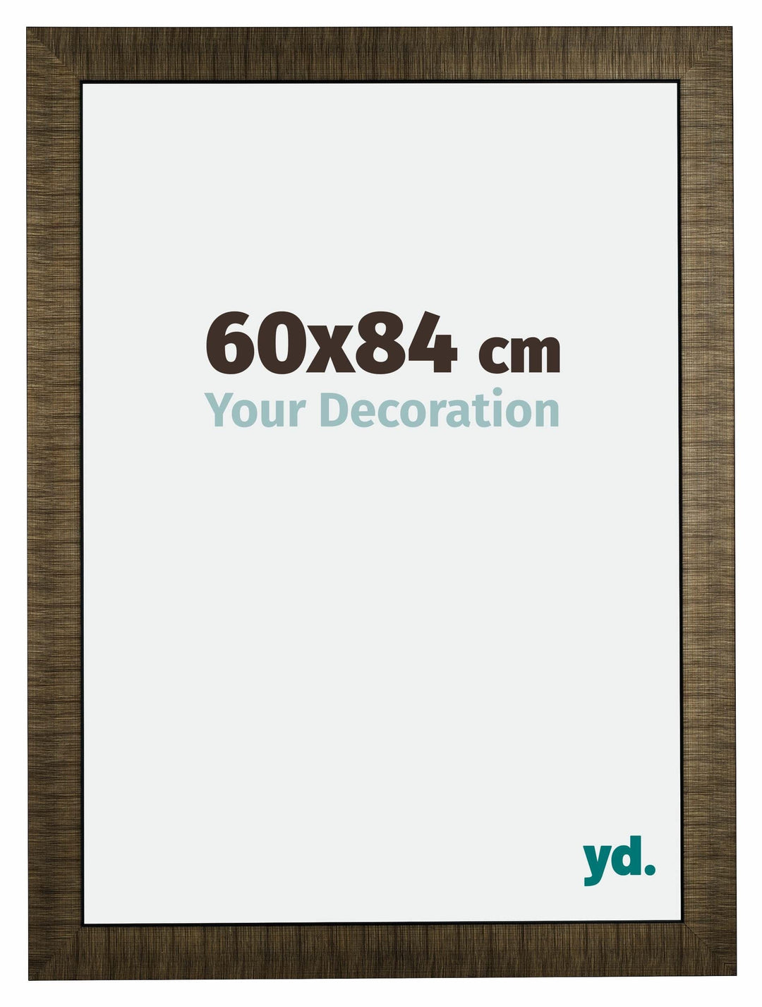 yd. Your Decoration - Bilderrahmen 60x84 cm - Bilderrahmen aus Holz mit Acrylglas - Antireflex - Aus