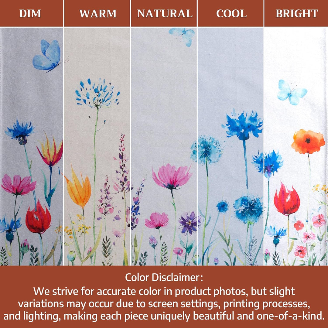 Maison d' Hermine Flower in The Field 100% Baumwolle Set von 3 Multi-Purpose Küchenhandtuch | Bar Ha