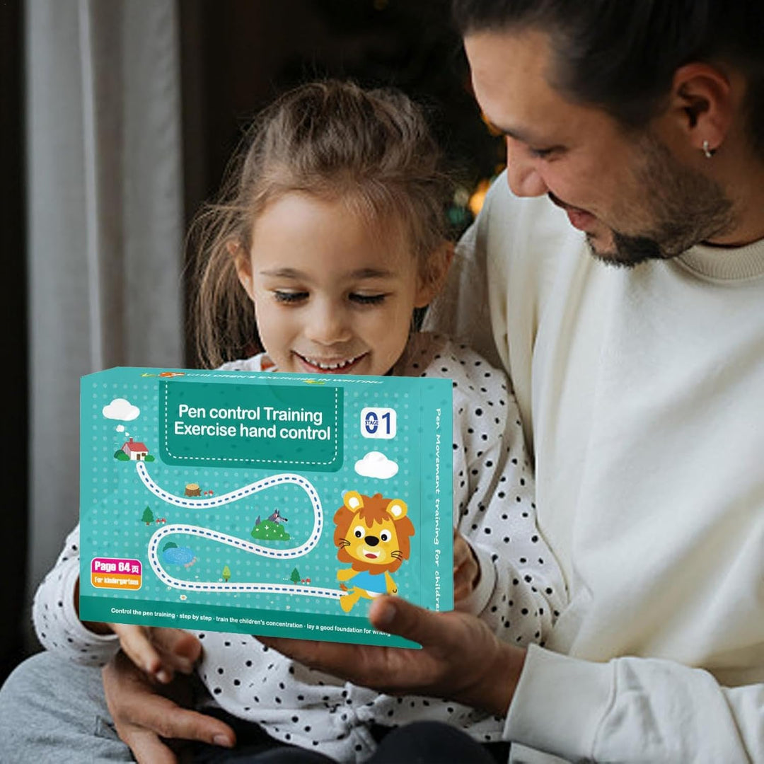 Letter Plotter Buch für Kleinkinder, Handschrift Übungsheft für Kleinkinder, Übungsheft zum Zeichnen