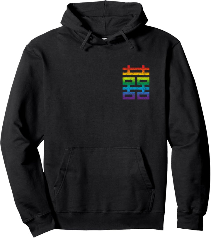 Chinesisches Symbol, Doppeltes Glück, Hochzeit, Shuang XI Pullover Hoodie