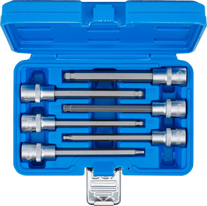 BGS 4258 | Bit-Einsatz-Satz | 12,5 mm (1/2") | Innensechskant mit Kugelkopf 5 - 12 mm | 6-tlg.