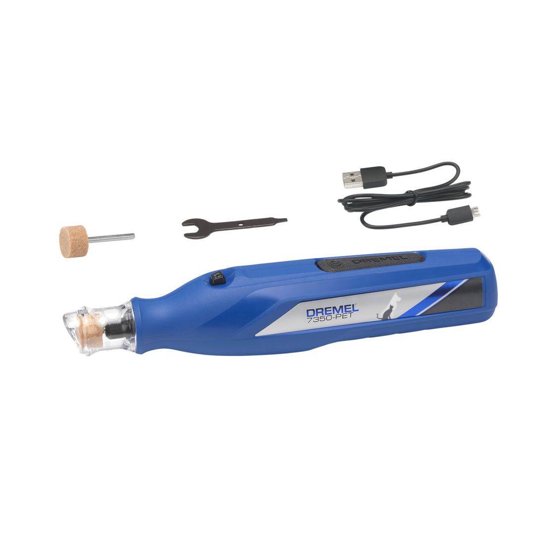 Dremel 7350 PET Krallenpflegese mit 3.6V Akku-Rotationswerkzeug Einfach zu bedienende, leichte Krall