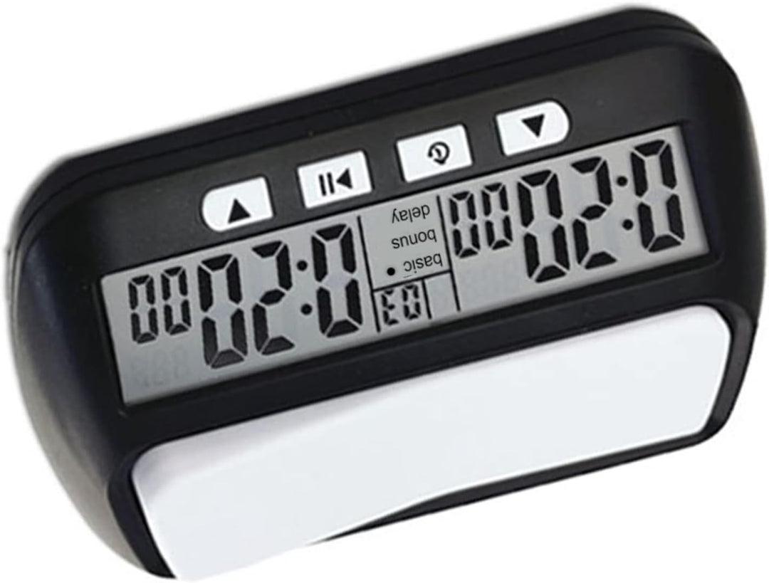 Septpenta LEAP Schachuhr, ABS Display Schachuhr, Digitaler Schachtimer, Tonalarmfunktion, Schachuhr