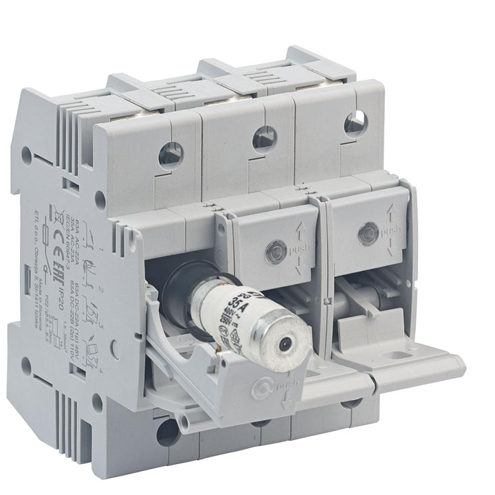 grenda-hammer® | Neozed Lasttrennschalter Set D02-3-polig Set mit Sicherungen und Passhülsen (Lasttr