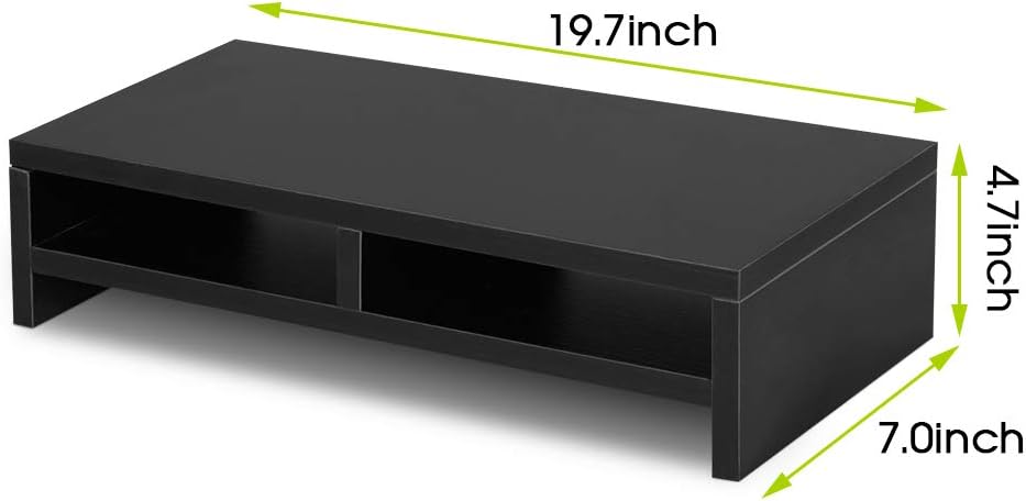 Monitor-Ständer mit Schublade, Bildschirmerhöhung für Computer PC, Laptop-Halterung mit Aufbewahrung