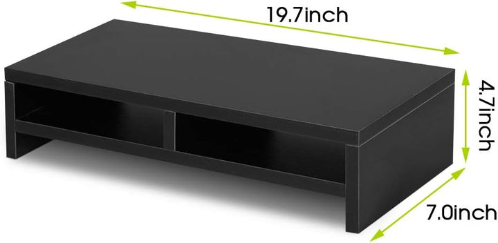 Monitor-Ständer mit Schublade, Bildschirmerhöhung für Computer PC, Laptop-Halterung mit Aufbewahrung