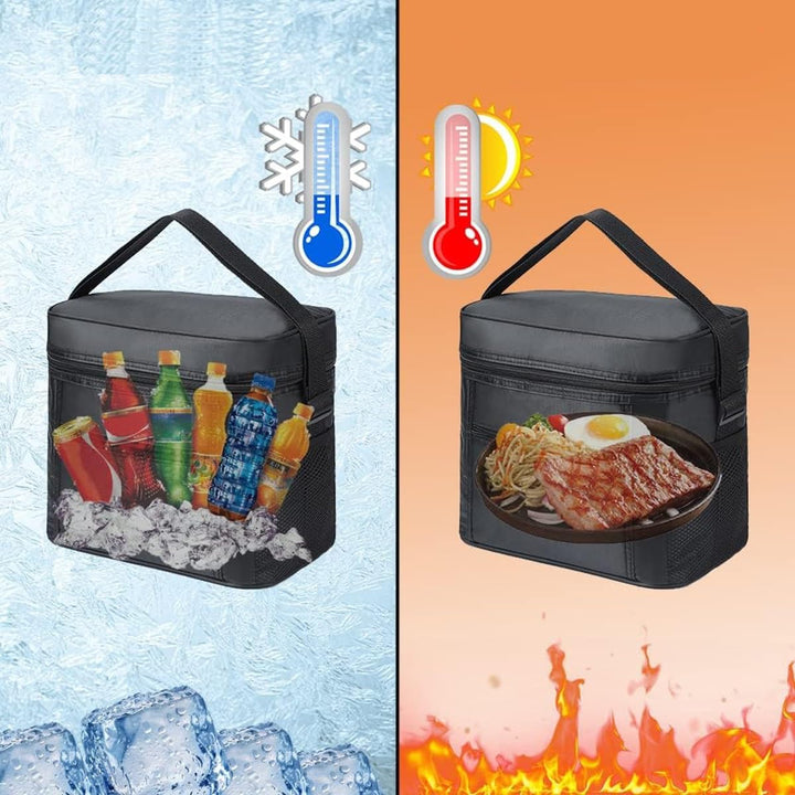 Kühltasche Faltbar, Kühltasche Picknicktasche Thermotasche Klein Lsoliertasche Lunch Tasche Eistasch