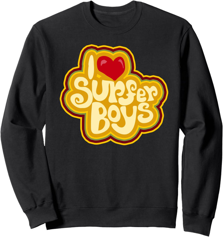 Sommer Frauen lieben Surfer Jungen Sommer Spass Grafik Typ Sweatshirt