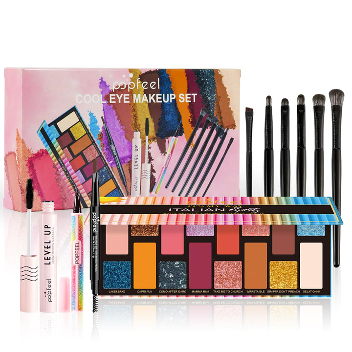 RoseFlower Schminke Set Profi Make Up Set Teenager Mädchen Schminkkoffer Kosmetische Makeup Paletten